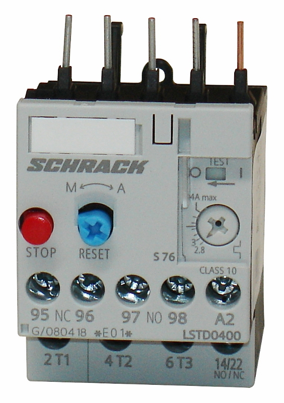 LST 00 Термореле  4,00А/1,50кВт (2,80-4,00А) размер 00