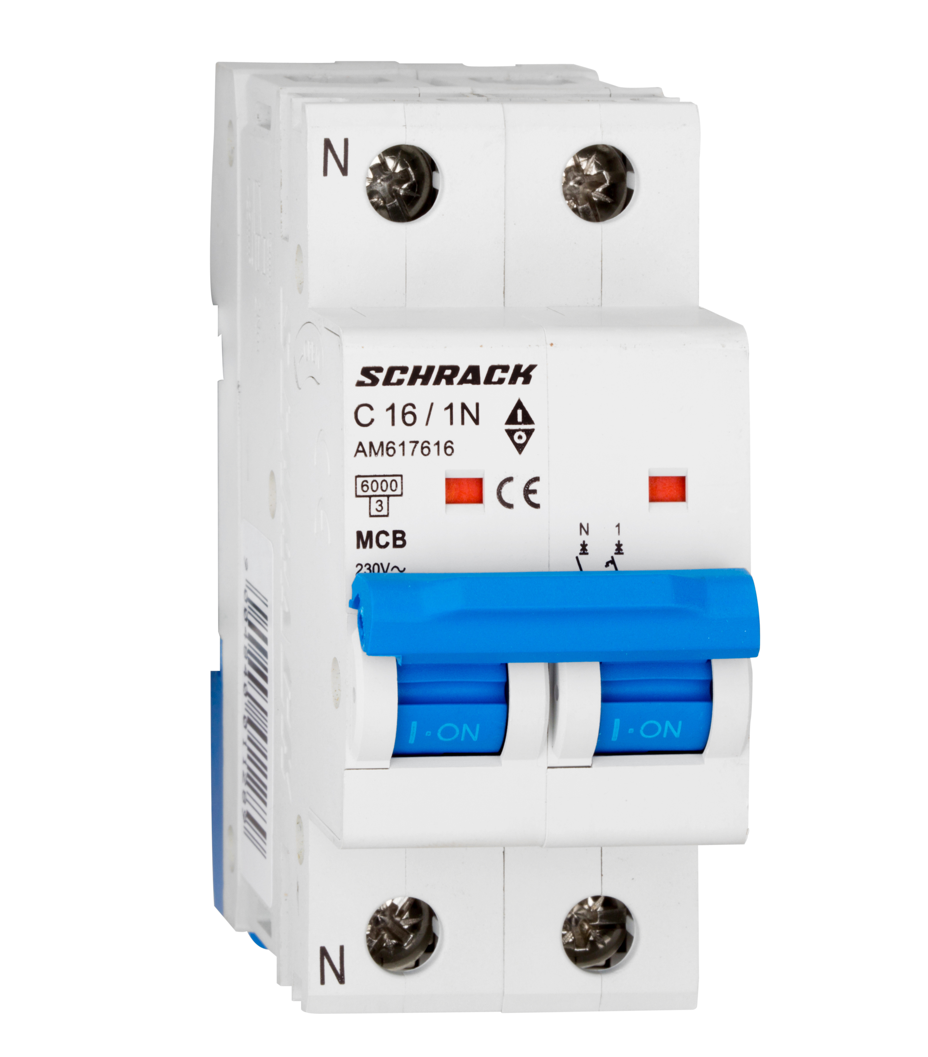 AM 6кА 1p+N С 16A Автоматический выключатель