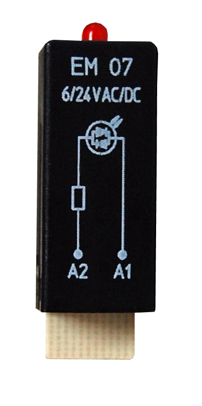 Модуль светодиода красный,  6-24VAC/DC, EM07