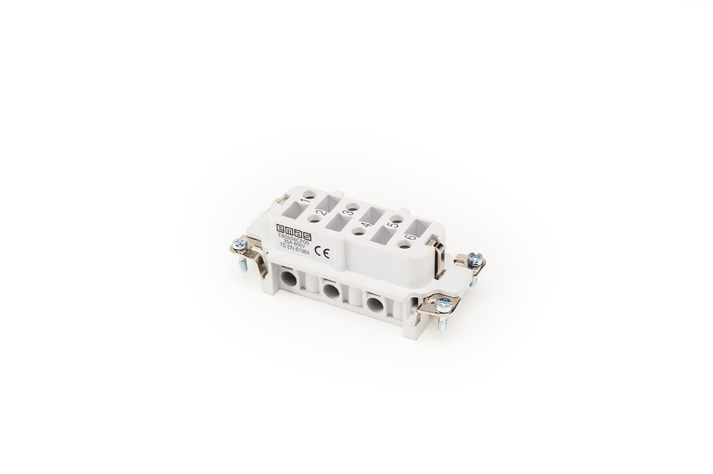 EB-0 - 06-CP-00 Штепсель 6 вывода 35А для разъемов EBM (мама)