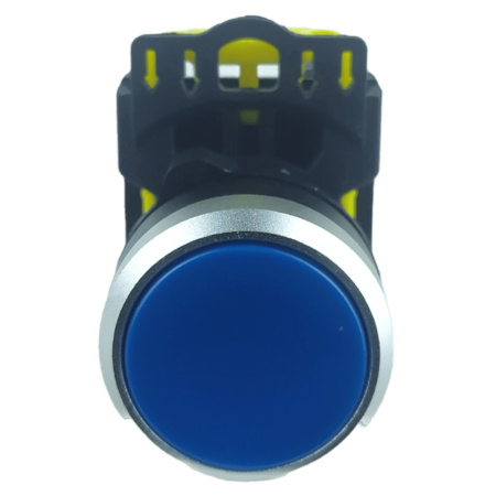 LA115 Кнопка синяя пластиковая 1НО, без фиксации IP65