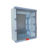 Пластиковый корпус 500х400х240 (ВхШхГ) прозрачная дверь, с монтажной платой, Design Pro Series IP67