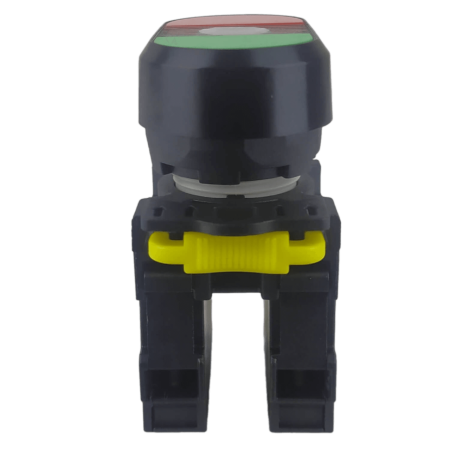 LA115 Кнопка красно-зеленая сдвоенная пластиковая 1НО+1НЗ, без фиксации IP54