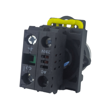 LA115 Кнопка зеленая пластиковая 1НО+LED 230V AC, без фиксации IP65