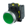 LA115 Кнопка зеленая пластиковая 1НО, без фиксации IP65