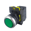 LA115 Кнопка синяя пластиковая 1НО+LED 230V AC, без фиксации IP65