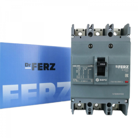 FPC-10- N- 250-TM/3Р 160A 25кА MCCB фиксированный TM расцепитель