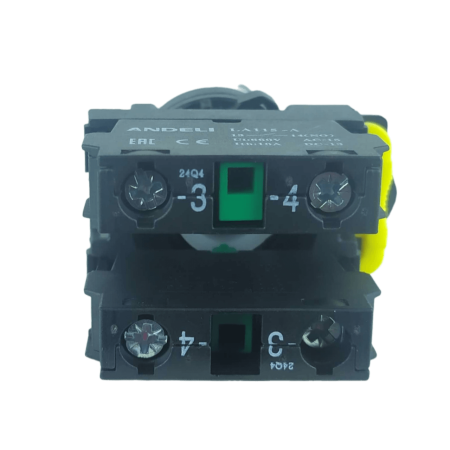 LA115 Переключатель пластиковый на 3 положения (2-0-1) с фиксацией 2НО IP65