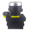 LA115 Кнопка синяя пластиковая 1НО+LED 230V AC, без фиксации IP65