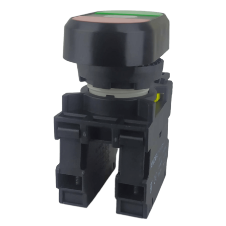 LA115 Кнопка красно-зеленая сдвоенная пластиковая 1НО+1НЗ, без фиксации IP54