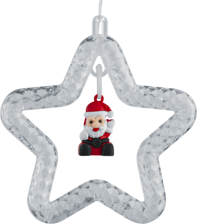 Гирлянда Navigator 95 012 NGF-D035-01 (бахрома звезды и фигурки WW 3*0.6м IP20)