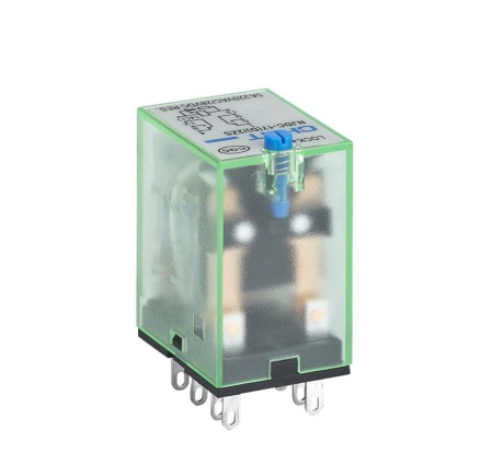 Промежуточное реле с кнопкой тестирования NJDC-17(D)/4ZS 4 конт. с инд. LED 3А AC24В