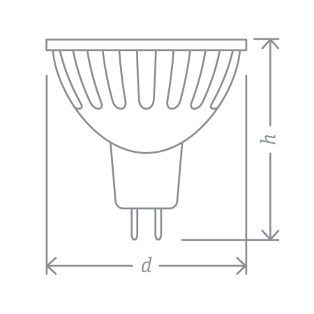 Лампа светодиодная  NLL- MR16/GU5.3  5W 12V 3000K Navigator, 94 262. Код ОКРБ 007-2012: 27.40.15