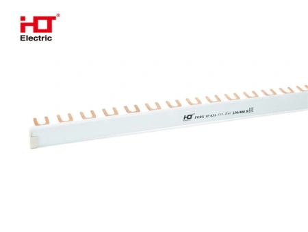 Шина соеденительная вилка  63A 1полюсная , 1метр  57 модулей