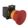 LA115-IP65 Кнопка аварийная красная пластиковая "Грибок" включение вращением 1НЗ IP54