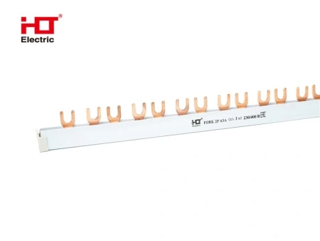 Шина соеденительная вилка  63A 2полюсная , 1метр  57 модулей