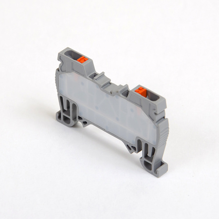 OPK  1,5/5,0mm Клемма серая проходная закрытая, пружинные зажимы, 17,5A [ст.арт.1592]