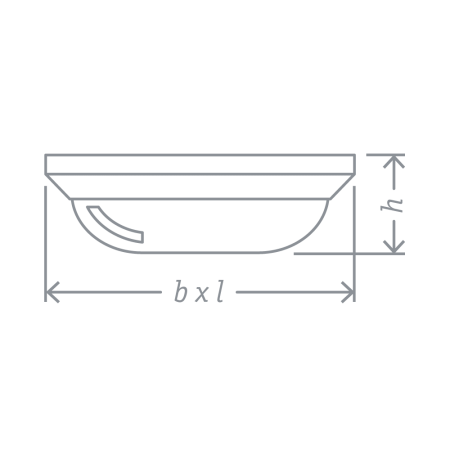 Светильник Navigator 94 822 NBL-PO1-8-4K-WH-IP65-LED (R) (аналог НПБ 1401)