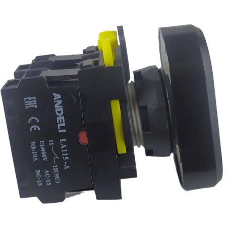 LA115 Кнопка красно-зеленая сдвоенная пластиковая 1НО+1НЗ, без фиксации IP54