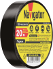 Изолента ПВХ 0,18х19ммх20м черная Navigator 71110