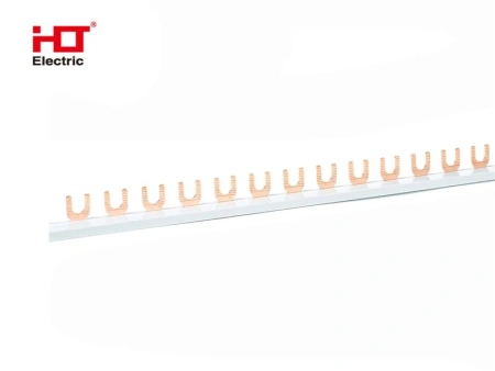 Шина соеденительная вилка  63A 1полюсная , 1метр  57 модулей