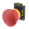 LA115-IP65 Кнопка аварийная красная пластиковая "Грибок" включение вращением 1НЗ IP54