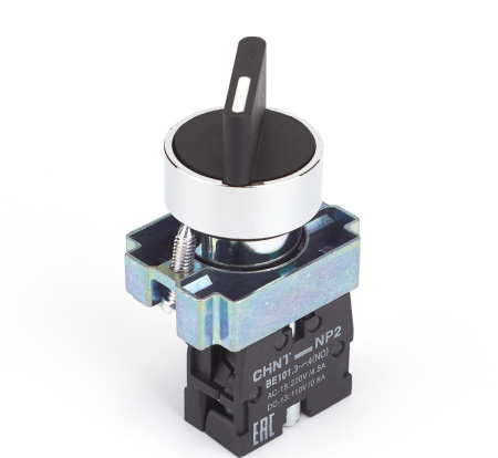 Переключатель NP2-BD21, 2 положения с фиксацией, 1НО IP40