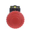 LA115-IP65 Кнопка аварийная красная пластиковая "Грибок" включение вращением 1НЗ IP54