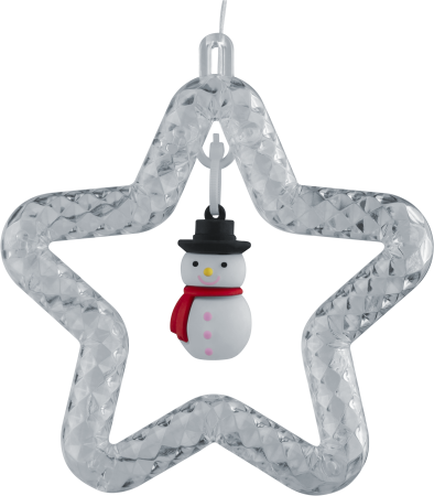 Гирлянда Navigator 95 012 NGF-D035-01 (бахрома звезды и фигурки WW 3*0.6м IP20)