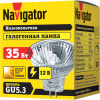 Лампа галог. Navigator 94 203 MR16 35W 12V GU5.3 2000h. Код ОКРБ 007-2012: 27.40.12