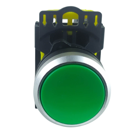 LA115 Кнопка зеленая пластиковая 1НО, без фиксации IP65