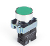 Кнопка управления NP2-BA31 без подсветки зеленая 1НО IP40