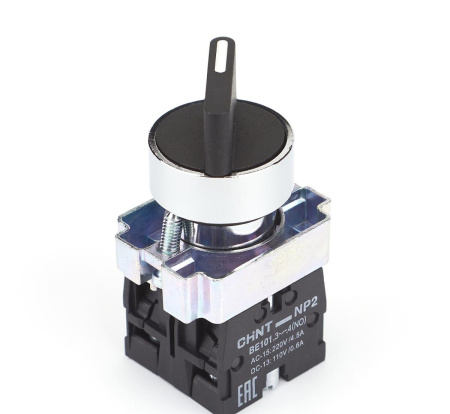 Переключатель NP2-BD33, 3 положения с фиксацией, 2НО IP40