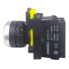 LA115 Кнопка синяя пластиковая 1НО+LED 230V AC, без фиксации IP65