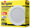 Светильник светодиод.NDL-P3-5W-840-WH-LED (d70) Navigator 14476. Код ОКРБ 007-2012: 27.40.25