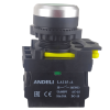 LA115 Кнопка синяя пластиковая 1НО+LED 230V AC, без фиксации IP65