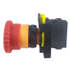LA115-IP65 Кнопка аварийная красная пластиковая "Грибок" включение вращением 1НЗ IP54