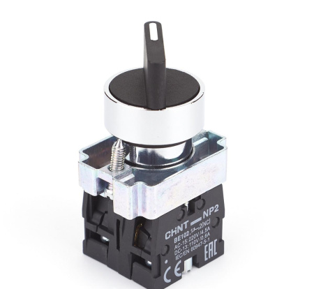 Переключатель NP2-BD35 , 3 положения с фиксацией, 1НЗ +1НО IP40