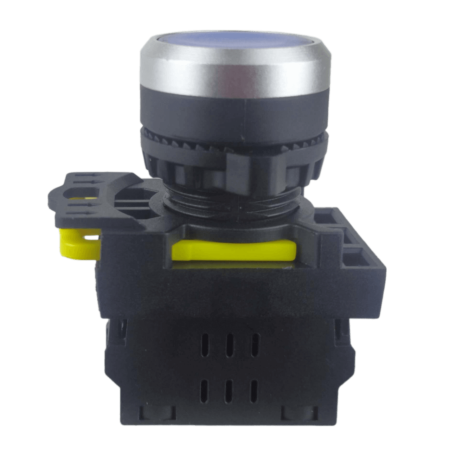 LA115 Кнопка зеленая пластиковая 1НО+LED 230V AC, без фиксации IP65