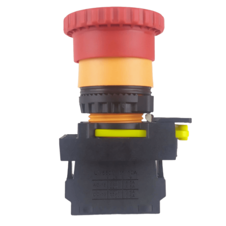 LA115-IP65 Кнопка аварийная красная пластиковая "Грибок" включение вращением 1НЗ IP54