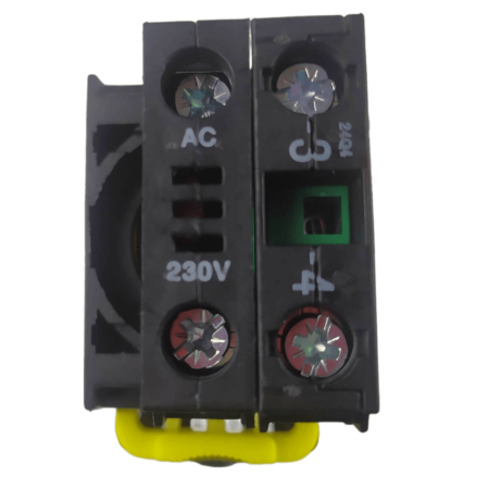 LA115 Кнопка синяя пластиковая 1НО+LED 230V AC, без фиксации IP65