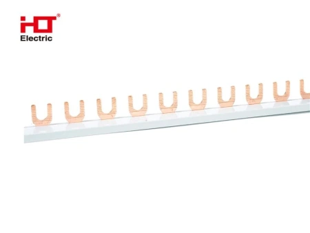 Шина соеденительная вилка  63A 1полюсная , 1метр  57 модулей