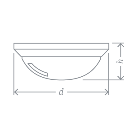 Светильник Navigator 94 829 NBL-PR1-8-4K-WH-IP65-LED (R) (аналог НПБ 1301)
