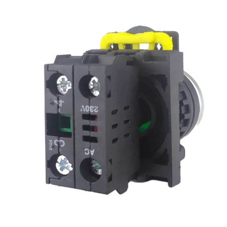 LA115 Кнопка синяя пластиковая 1НО+LED 230V AC, без фиксации IP65
