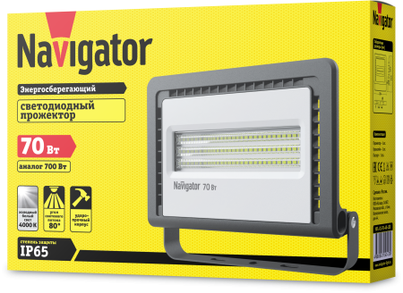 Прож. светодиодный NFL-01-70-4K-LED Navigator 14147, Ввезен РФ